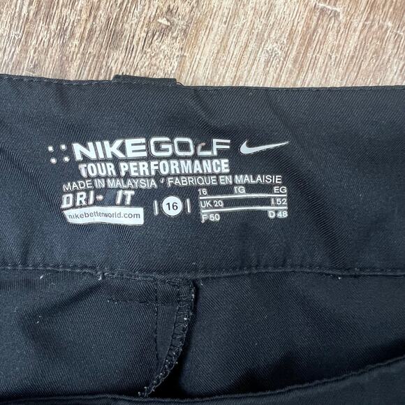 Nike Golf Tour Performance Dri Fit Womens Skort Black - Picture 3 of 5